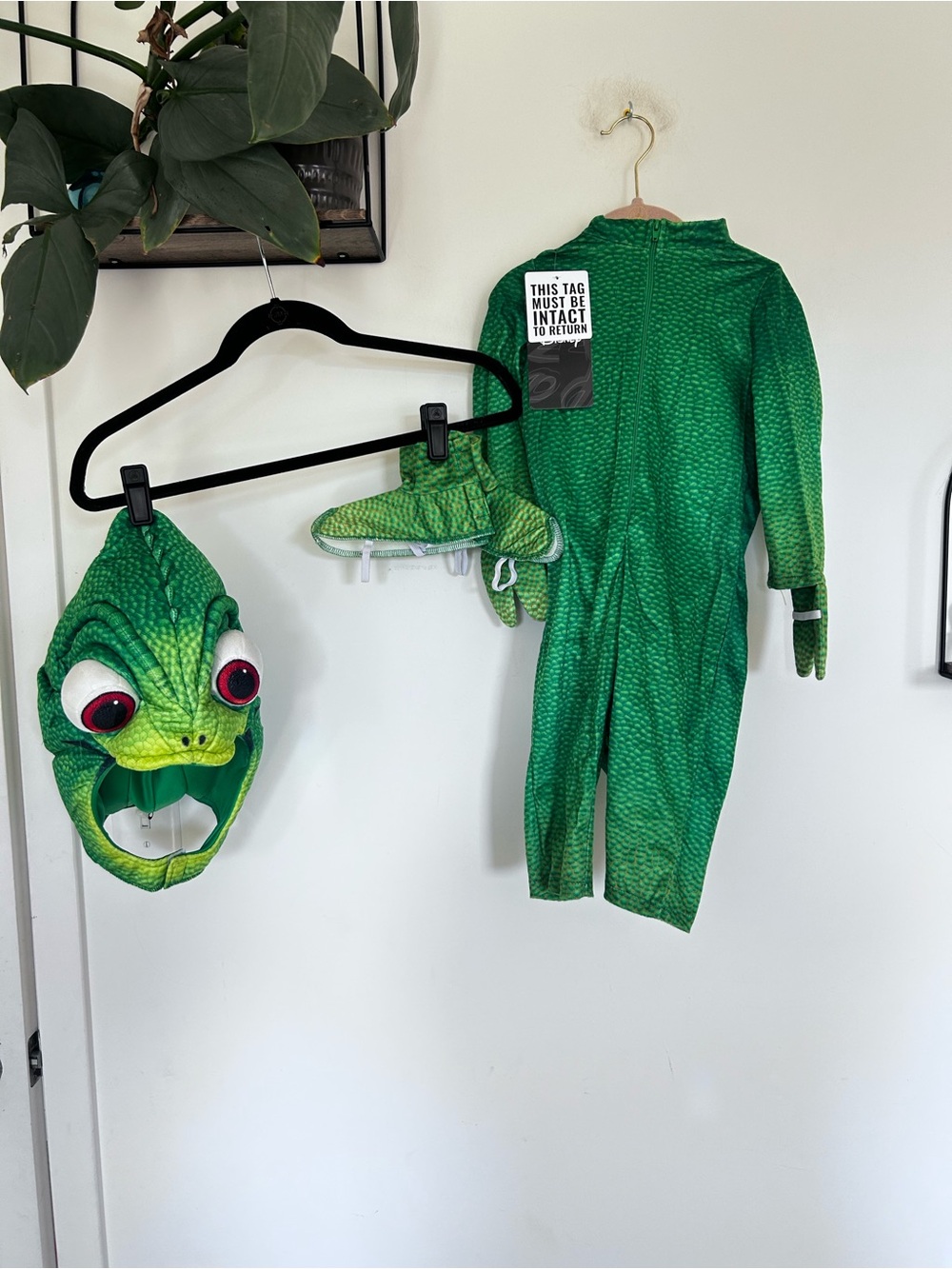 NWT Disney Tangled Pascal Chameleon Toddler Costume w/ Accessories 18 Months
